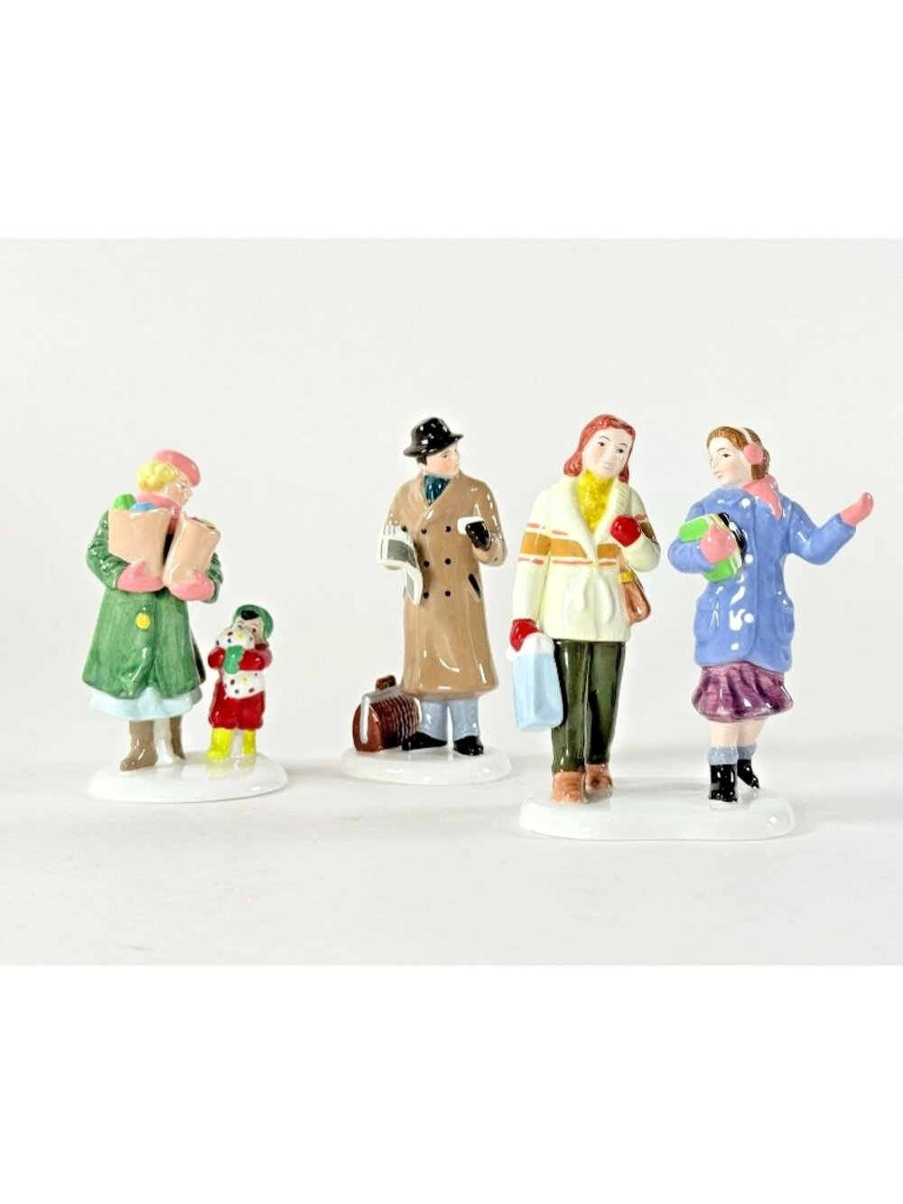 Department 56 Main Street People (Set of 3) Original Snow Village Figurine 55134